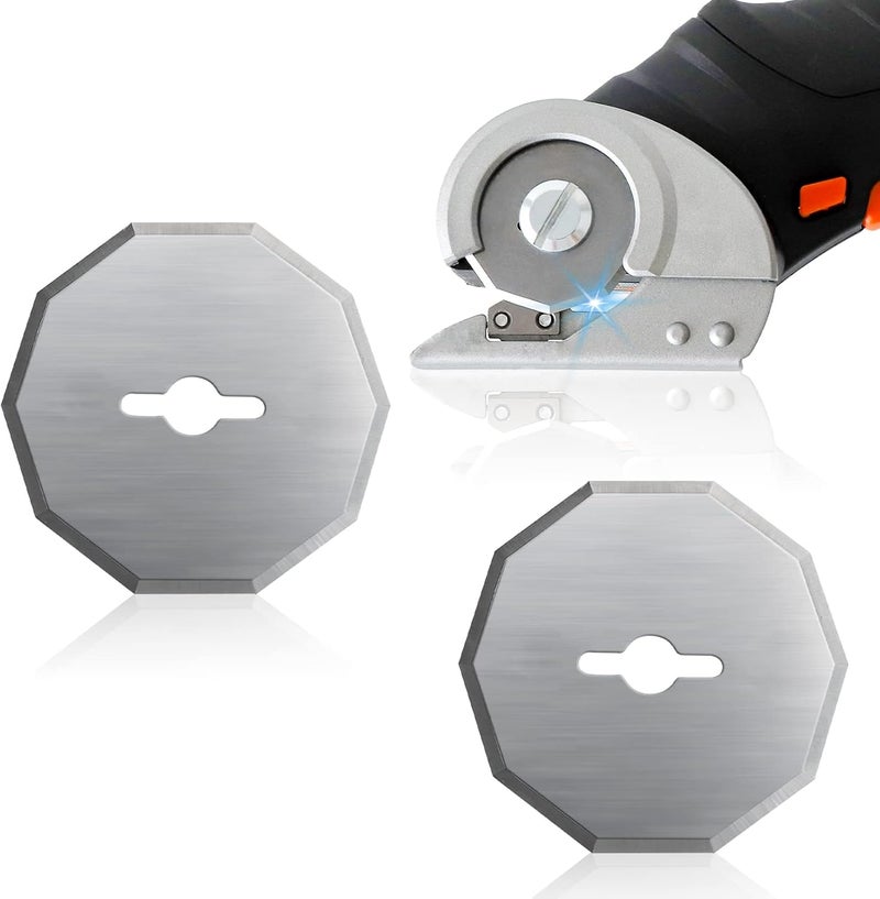 OFIKT Replacement Rotary Blades Compatible with WORX WX082L 4V ZipSnip Cordless Electric Scissors, WA2300 Replacement Blades Fits RC2600K,RC2601, RC2602, WX080L, WX081L (2 Pcs) - Image 1